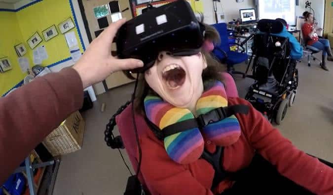 virtual reality warning