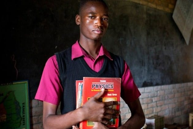 student with textbooks
